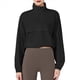 thumbnail image 1 of Chaqueta Deportiva con Cremallera para Mujer, Cuello Alto, Resistente Al Viento, Protección Solar, para Hacer Ejercicio Al Aire Libre. Negro S, 1 of 8