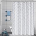 thumbnail image 2 of Waterproof Shower&nbsp;Curtains&nbsp;for&nbsp;Bathroom 71"X 40" Shower Curtain Liner Extra Long PEVA Plastic Shower Curtain Liner, Mold & Mildew Resistant, 2 of 8