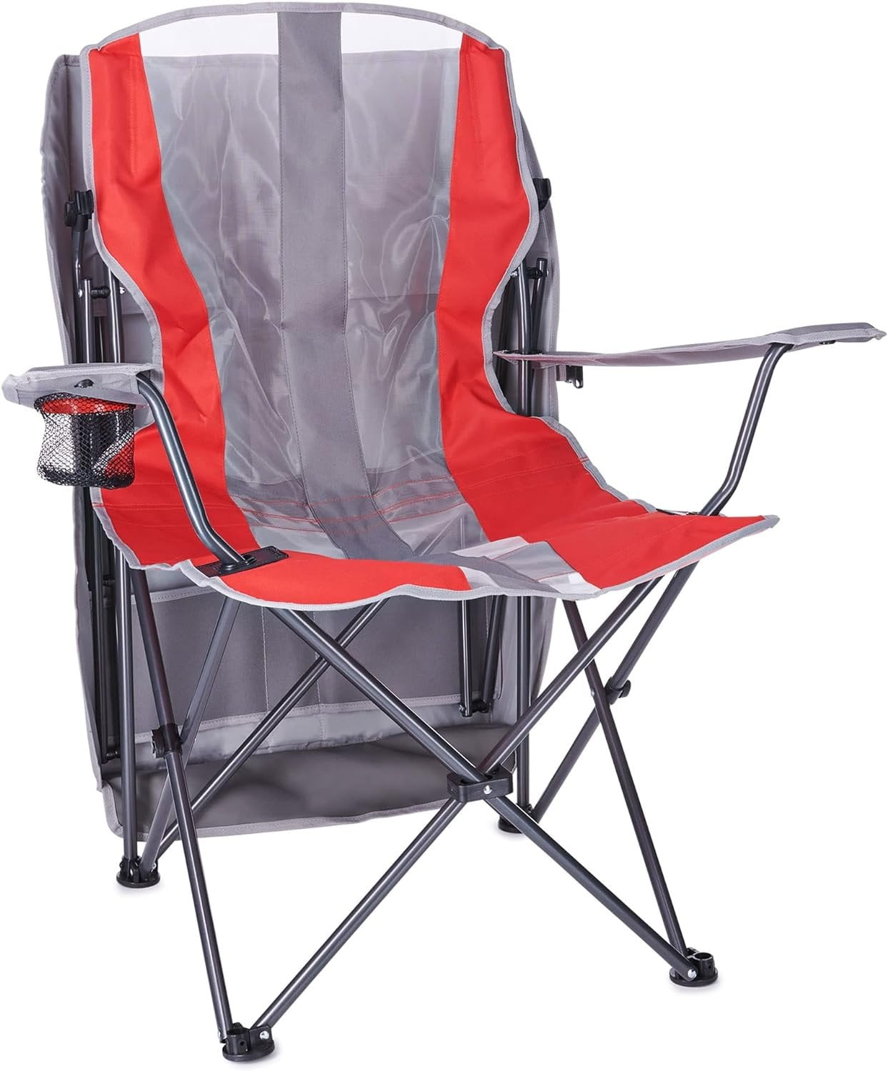 Kelsyus Original Foldable Canopy Chair with Sunshade, Beverage