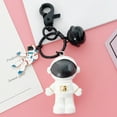 thumbnail image 2 of MLINS Adorable Astronaut Doll Keychain Bell Key Rings Hanging Keychain Ornament for Car Bag (Black), 2 of 8