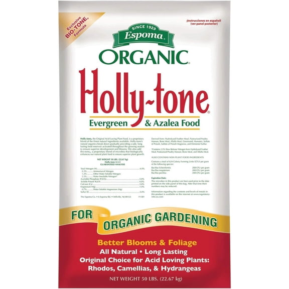 Espoma HT50 Organic 4-3-4 Holly Tone Fertilizer, 50 lb