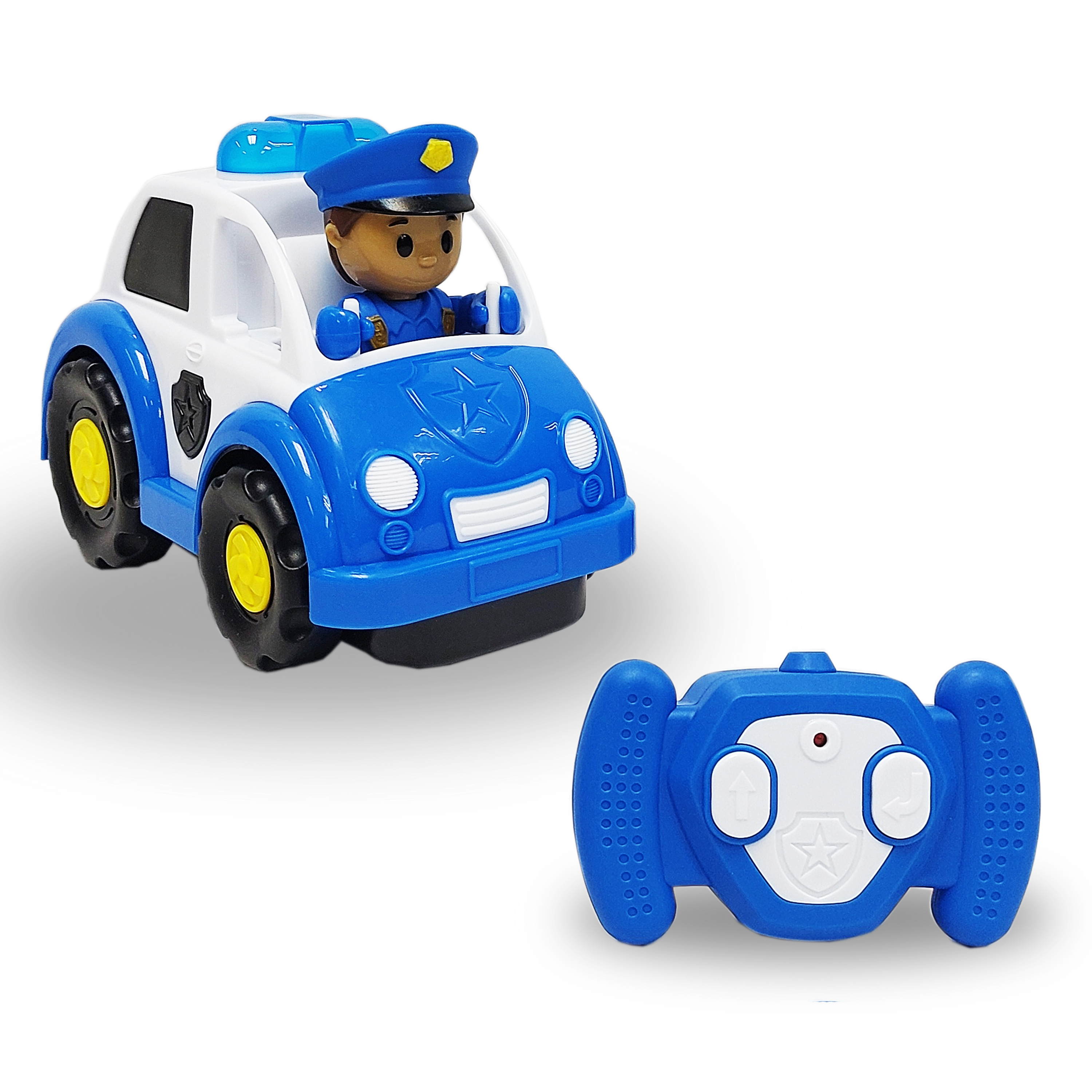 Kid Connection RC Police Car with Lights and Police Officer Figure, 2.4G, Ages 3+ - image 5 of 6