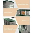 thumbnail image 4 of Lumiparty Chicken Nesting Box, 10 Compartment Metal Nesting Boxes for Hens Laying Eggs, Green, 4 of 5