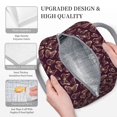 thumbnail image 3 of Fotbe Beautiful Purple Butterflies Bolsa de Almuerzo con Estampado, Lonchera Aislada, Contenedor de Comida Reutilizable Tipo Cooler a Prueba de Fugas, 3 of 6