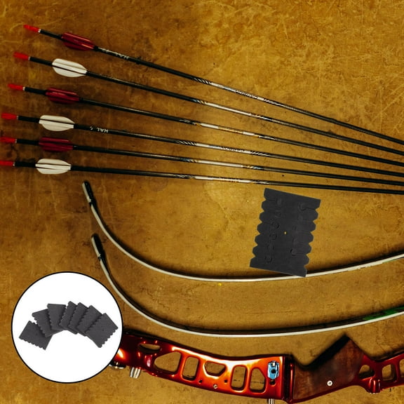 OUNONA 7Pcs Lightweight Black Eva Sponge Arrow Separator Stand for Archery Use