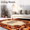 thumbnail image 2 of ODIKA 8'x10' Machine Washable Non-Slip Area Rug, Festive Thanksgiving Harvest Greeting High Traffic Rug with Pad, Brown, 602410, 2 of 8
