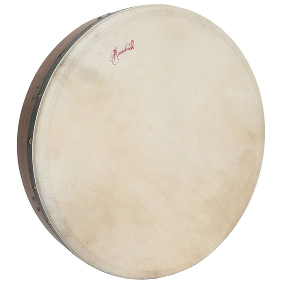 Roosebeck Tunable Sheesham Bodhran Cross-Bar Double-Layer Natural Head 18-by-3.5-Inch