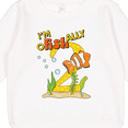 thumbnail image 3 of Inktastic I'm O-fish-ally Two Cute Clownfish Second Birthday Toddler Sweatshirt, 3 of 4