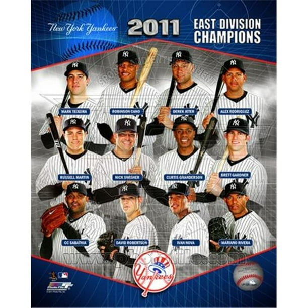 Photofile PFSAANZ21601 New York Yankees 2011 AL East Champions
