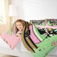 thumbnail image 4 of Erosebridal Cute Leopard Print Camper 7-Piece Twin Bedding Sets,Rustic Cabin Camping Adventure Bedding Comforter Set For Boys Kids,Reversible pink, 4 of 7
