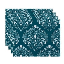 Simply Daisy 18" x 14" Veranda Geometric Print Placemat (Set of 4)