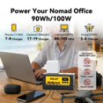 thumbnail image 2 of Central eléctrica portátil Baldr Batería LiFePO4 de 28000 mAh y 90 Wh, 2 of 8
