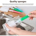 thumbnail image 2 of 26-27 6 Pieces Bottle Cleaning Brushes Sponge Bottle Cleaning Brushes Long Handle Sponge Cup Brush Bottle Brush, 2 of 5