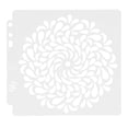 thumbnail image 4 of 9 plantillas de mandala seguras, fiables y duraderas, de PET, huecas, para pintar, sellos, álbumes de recortes, 4 of 10