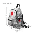 thumbnail image 3 of FORMRS Kids School Backpack with Front Zippered Pocket 12" Student Travel Daypack, White Streets, 3 of 6