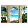 thumbnail image 2 of Tiptophomedecor Peel and Stick Beach Wallpaper Wall Mural - Sunny Morning - Removable Wall Decals, 2 of 3