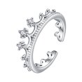 thumbnail image 2 of TIMIFIS Rings Knuckle Stacking Rings TITANIUM Titanium Steel Frosted Ring Stainless Steel Ring Male Rings for Women;Teen Girls;Man - Summer, 2 of 7