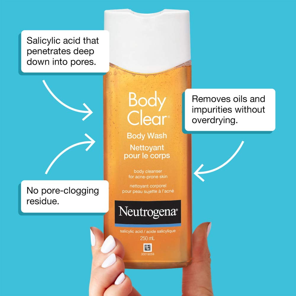 Neutrogena Body Clear Body Wash 8.50 oz (Pack of 4)