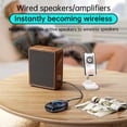 thumbnail image 4 of Receptor y Transmisor de Audio Bluetooth 4 en 1, Adaptador de Reproducción de Tarjeta TF AUX de 3,5 mm, Música Estéreo con Micrófono para Coche., 4 of 5