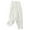 White, variant on QUYUON Track Pants Summer Solid Loose Waist Cotton Linen Double Layer Casual Harlan Pants Linen Pants Women Full Pant Leg Length Trousers Pant Style N-3853 White XXL