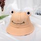 thumbnail image 1 of Sombreros de cubo de rana para niños y adultos para mujer, gorra de pescador lisa de otoño para mujer, sombrero de pesca para playa y senderismo al aire libre, gorras protectoras solares para mujer Gao Jinjia LED, 1 of 2