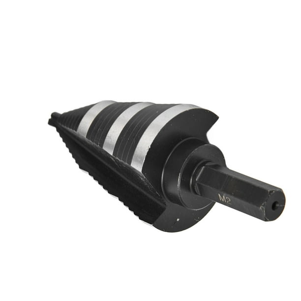 Broca escalonada BuyWeek de Acero de alta velocidad para madera de 3/16 a 1‑3/8 pulg