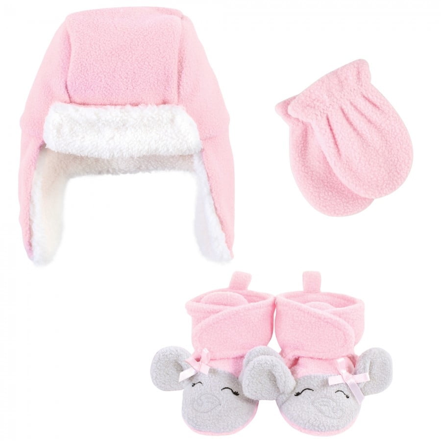 Newborn Cute Baby Princess Prince Hat Booties Boys Girls Bootee Gift Set New 