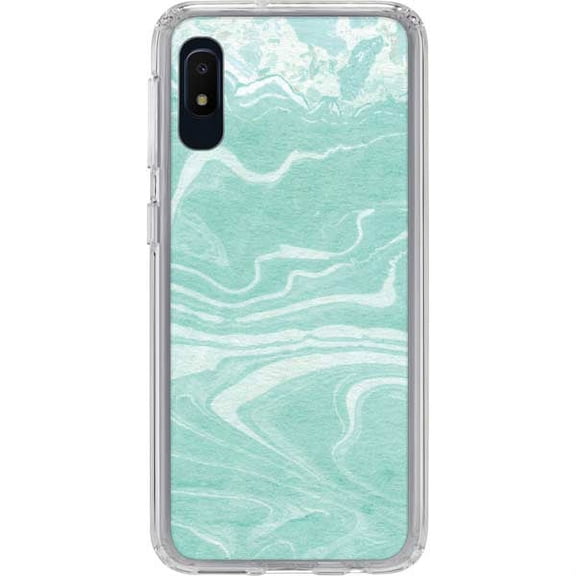 Skinit Marble Mint Marbling Galaxy A10e Clear Case