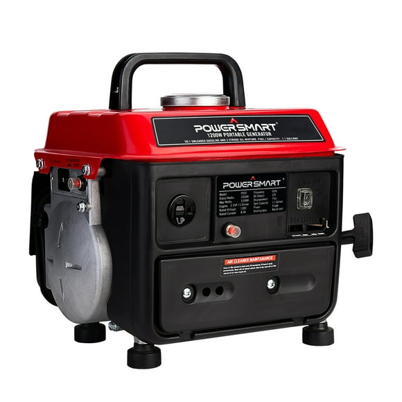 PowerSmart 1200W Portable Generator, Gasoline Powered Inverter Generator, Outdoor/Camping Use