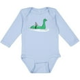 thumbnail image 3 of Inktastic Nessie Shark Boys or Girls Long Sleeve Baby Bodysuit, 3 of 5