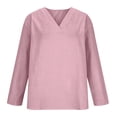 thumbnail image 3 of Neewe Womens Long Sleeve Shirts Casual Summer Fashion Ladie Tops Loose Fit Spring Lightweight Clothes Beach Vacation, 3 of 6