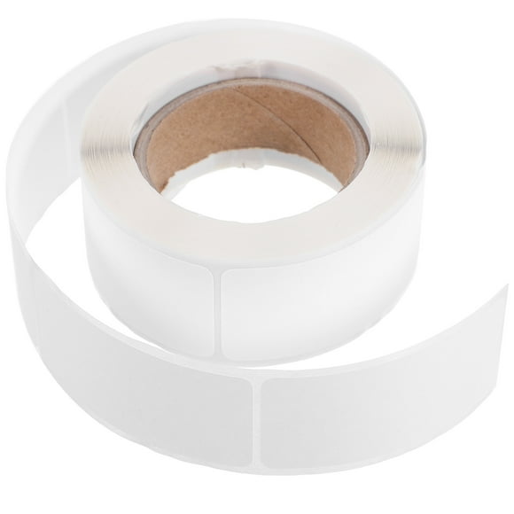 Shisuyan 1 Roll of Blank Sticky Labels Blank Label Sticker Classification Label Stickers Tabs Stickers