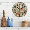 thumbnail image 3 of Yayeee 10" Wall Clock Battery Operated Quartz Round Silent Non-Ticking Home Decor,Deer Pattern, 3 of 6