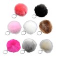 thumbnail image 1 of 16pcs Plush Ball Key Chain Plush Ball Pendant Keychain Bag Key Chain Pendant, 1 of 8