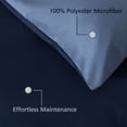 thumbnail image 4 of Mainstays King Duvet Cover Set, 3-Piece, All-Season, Navy, 4 of 11