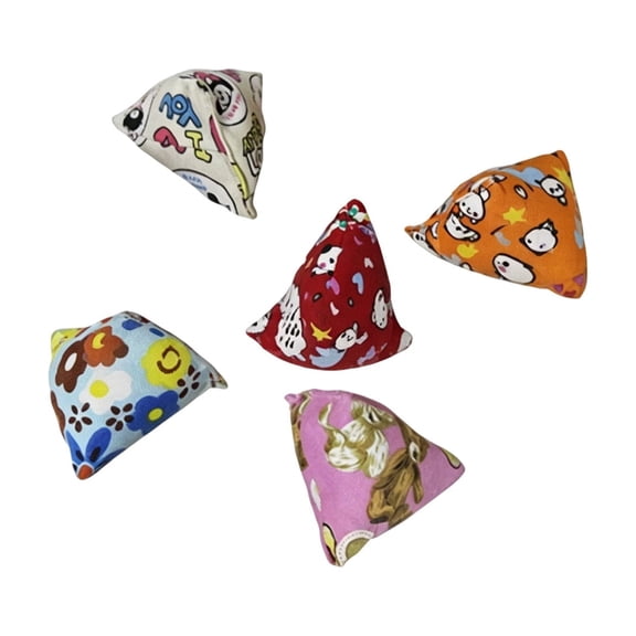 Canvas Toss Bags Outdoor Game Bean Bags Assorted Colorful Prints Activity Equipment Classroom P.E. Durable Canvas Material