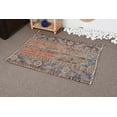 thumbnail image 3 of Wool Rugs, 3x3.7 ft Small Rug, Vintage Rugs, Muted Rug, Turkish Rug, Cool Rugs, 3 of 9