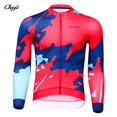 thumbnail image 5 of CHEJI Maillots de ciclismo de otoño de manga larga con cremallera completa Ropa para andar en bicicleta Deportes para hombres Equipo de ciclismo delgado y transpirable 2024, 5 of 5