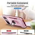 thumbnail image 5 of For Google Pixel 10 / Pixel 10 Pro Case With 360° Rotation Metal Ring Holder【Magnetic Car Mount】Shockproof Rugged Full Body Protection Heavy Duty Dust/Drop Proof Cover Case​,Pink, 5 of 9