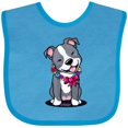 thumbnail image 3 of Inktastic Smiling Pit Bull Boys or Girls Baby Bib, 3 of 4