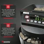 Cassida C200 Coin Counter/Sorter with a 300 Coins Per Minute Speed
