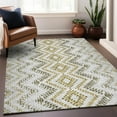 thumbnail image 6 of Addison Rugs Mayfield Washable Transitional Geometric Taupe Rectangle Rug, 8' x 10', 6 of 6
