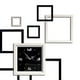 thumbnail image 3 of Espejo Reloj de pared Juego de pegatinas Autoadhesivo Rectangular Dormitorio Tienda Decoración de arte Calcomanías decorativas espejadas Póster AweSitey JJ18148-00, 3 of 6