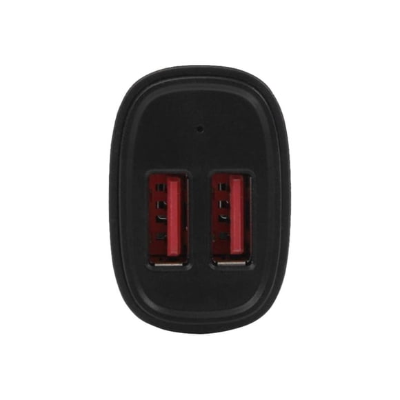 StarTech.com Dual Port USB Car Charger - High Power 24W/4.8A - Black - 2-Port USB Car Charger - Charge two tablets at once (USB2PCARBKS) - Car power adapter - 24 Watt - 4.8 A - 2 output connectors (USB) - black - for P/N: USBLT1MW, USBLT1MWS, USBLT2MBR, USBLT2MW, USBLT30CMW, USBLTM1MBK, USBLTM1MWH