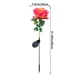 thumbnail image 3 of Decoraciones navideñas, adornos navideños, regalos navideños, decoración de temporada, luces solares de suelo con rosas de simulación, impermeables para exteriores, para jardín, césped, luz LED de reg, 3 of 9