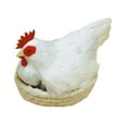 thumbnail image 3 of Modelo de simulación de pollo, figura de gallina de simulación, realista, estatua de jardín, modelo de gallina, adorno para patio, jardín, tienda,, 3 of 8