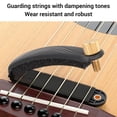 thumbnail image 3 of Guitar String Mute Dampener, Sponge Interior Universal Zinc Alloy Structure Guitar Mute Pad  for Beginners, 3 of 7