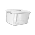 thumbnail image 4 of Caja organizadora de joyas con asa de transporte multifuncional, caja contenedora para artículos diversos Blanco, 4 of 9