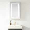 thumbnail image 3 of Santona 20 in.W x 32 in.H Medicine Cabinet with Aluminum Frameless LED Mirror, 3 of 16