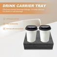 Zcyifa takeout cup holder Takeout Coffee Cup Bottle Carrier Takeout